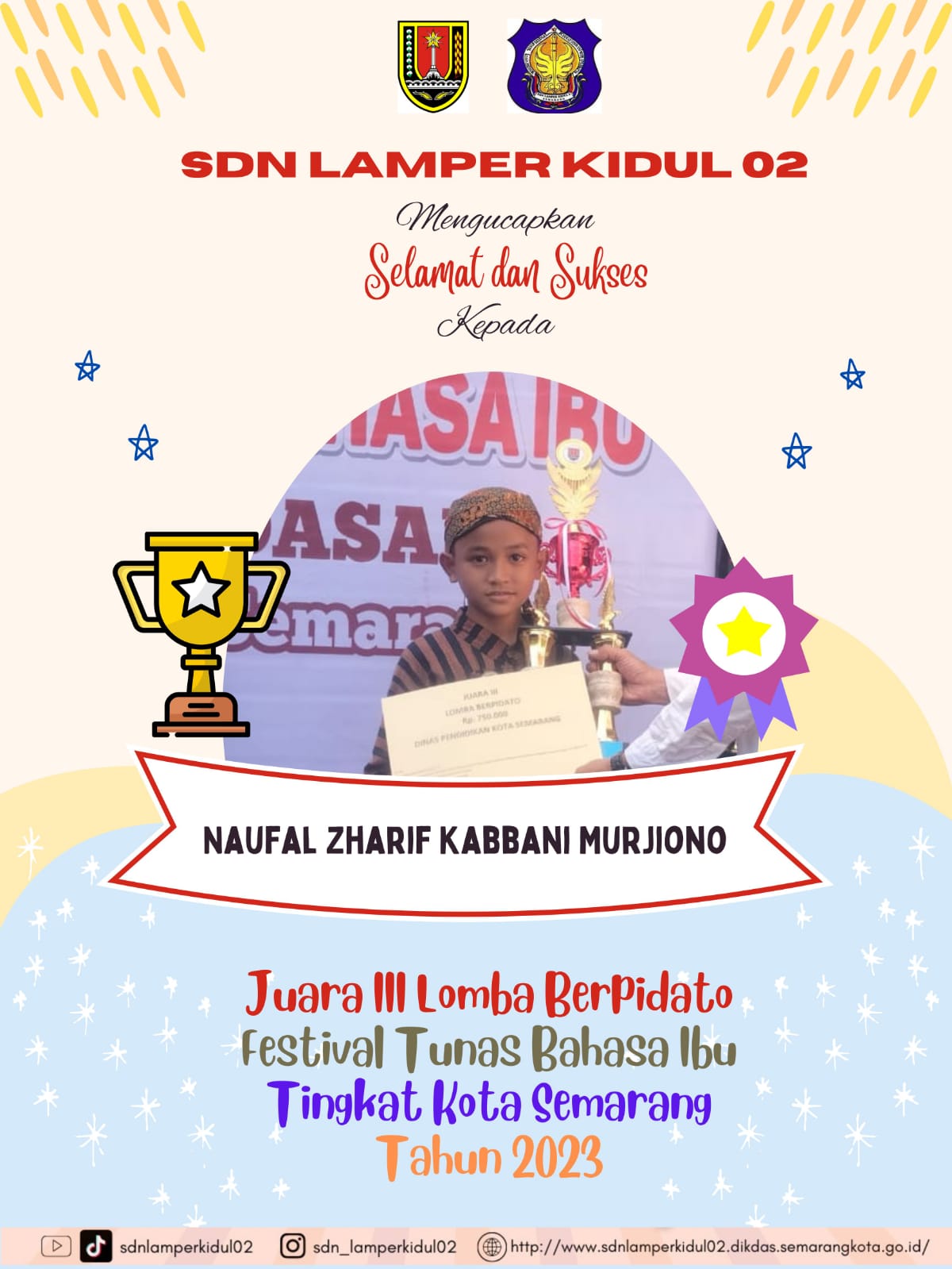 Juara 3 Lomba Berpidato